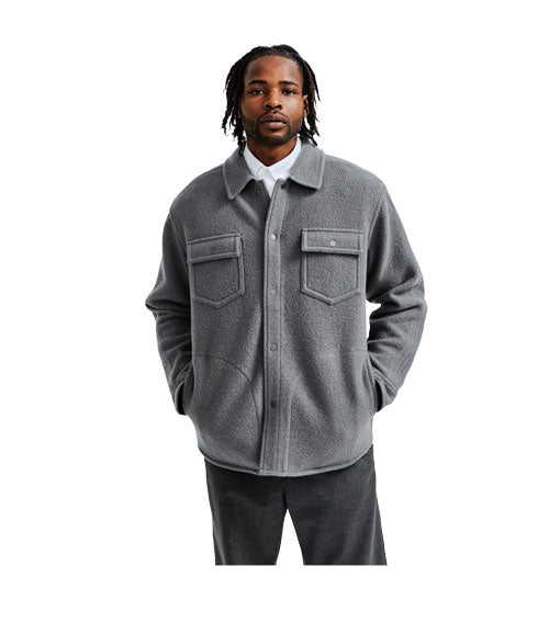 Reigning Champ Wool Overshirt Carbon – The Source Snowboard & Skate