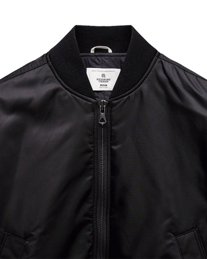 Reigning Champ Woven Nylon Twill Crew Jacket Black