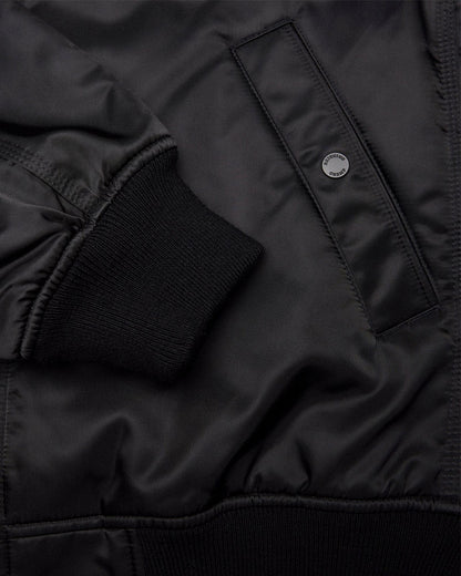 Reigning Champ Woven Nylon Twill Crew Jacket Black