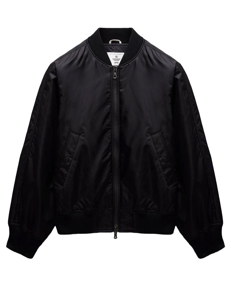 Reigning Champ Woven Nylon Twill Crew Jacket Black