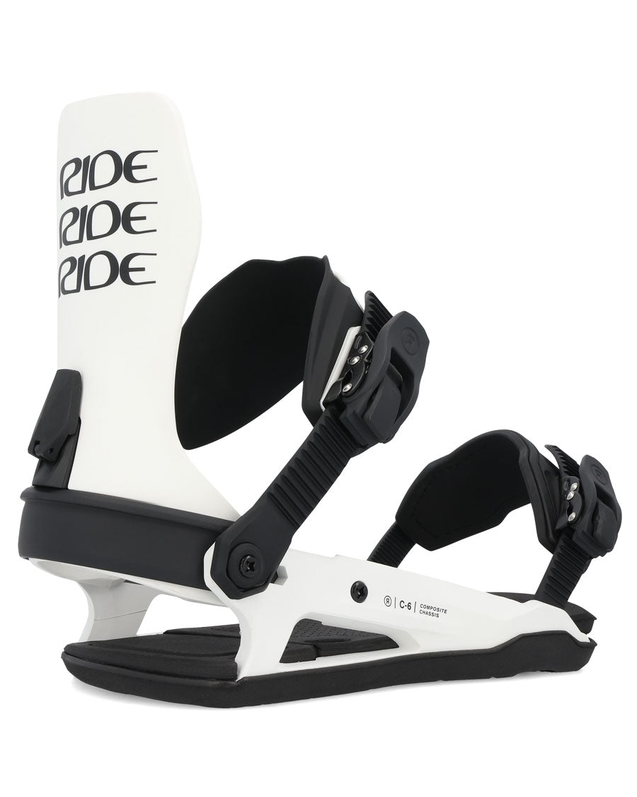 Ride Men's C-6 Binding White 2025