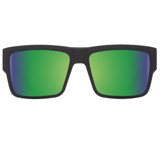 SPY Cyrus Matte Black - HD Plus Bronze Polar with Green Spectra