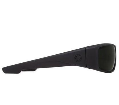 SPY Logan Soft Matte Black - HD Plus Gray Green Polar