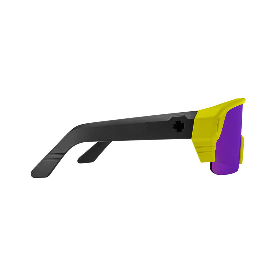 SPY Monolith 5050 Matte Neon Yellow - Happy Bronze Purple Spectra Mirror