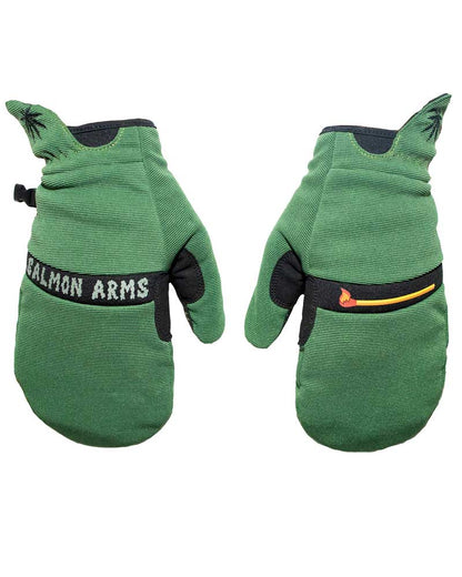 Salmon Arms Spring Mitts - Green 2025