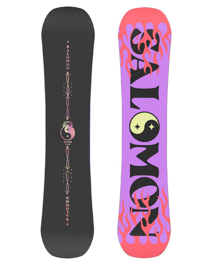 The Oh Yeah is a women’s freestyle board designed to help take your riding to the next level. A medium-soft flex paired with Rock Out Camber provides versatility all over the mountain. Equipped with Popster core and rubber pads underfoot for a smooth and poppy ride.