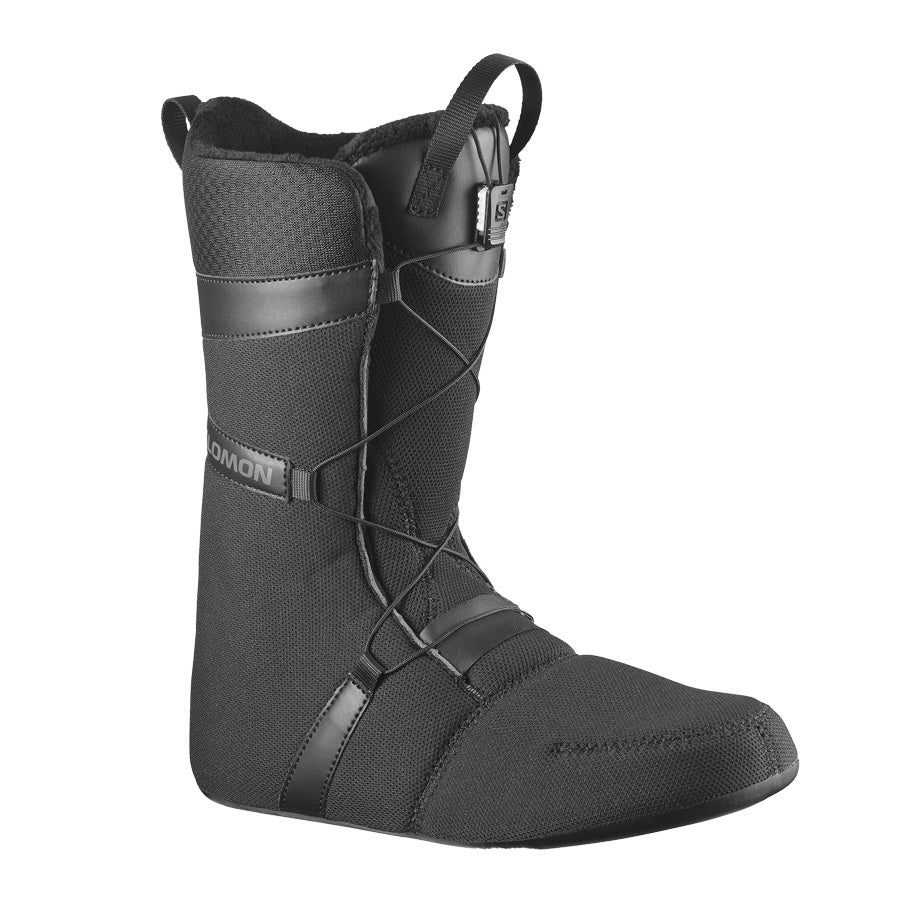 This team favorite, do-it-all park boot utilizes Salomon’s Fit To Ride building process, ensuring instant out of the box fi t and first rate comfort. Designed for the modern freestyle rider featuring our lightest construction, our Salomon specific BOA® STR8JKT for deluxe heel hold, and a compact foot print.