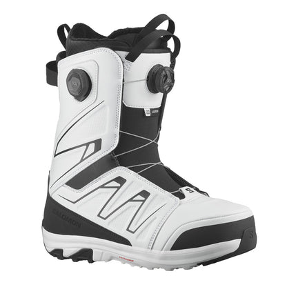 This team favorite, do-it-all park boot utilizes Salomon’s Fit To Ride building process, ensuring instant out of the box fi t and first rate comfort. Designed for the modern freestyle rider featuring our lightest construction, our Salomon specific BOA® STR8JKT for deluxe heel hold, and a compact foot print.