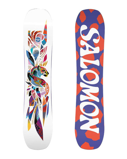The Grace Snowboard is designed for entry-level riders with a focus on progression. The Super Flat profile and concave Bowl Skate Base make for easy turning out of the gates, while the Bite Free Edges ensure fewer hang-ups on the downhill.