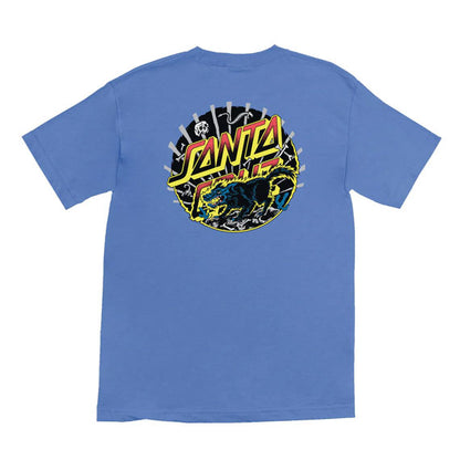 Santa Cruz Kendall Wolf Dot T-Shirt - Carolina Blue