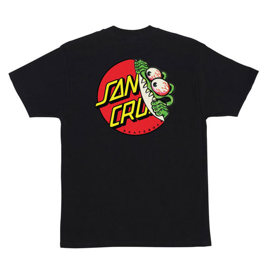 Santa Cruz Men's Beware Dot T-Shirt - Black