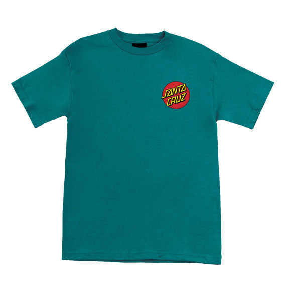 Santa Cruz Men's Beware Dot T-Shirt - Teal