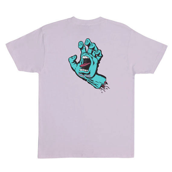 Santa Cruz Men's Screaming Hand T-Shirt - Lilac