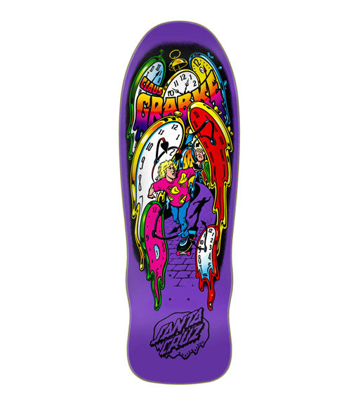 Santa Cruz Reissue Grabke Melting Clocks Deck