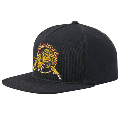 Santa Cruz Salba Tiger Snapback Cap - Black