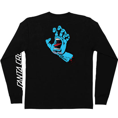 Santa Cruz Screaming Hand Long Sleeve T-Shirt - Black