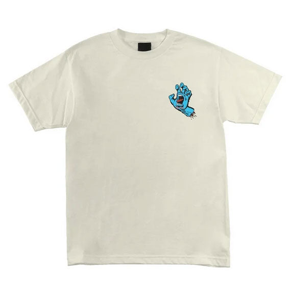 Santa Cruz Screaming Hand T-Shirt - Cream