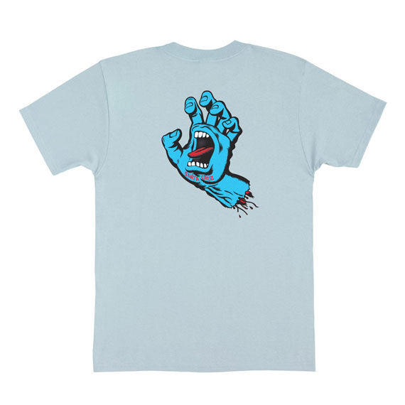 Santa Cruz Screaming Hand T-Shirt - Gogy Good Grey