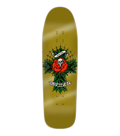 Santa Cruz Shaped Dressen Rose Cross Two Deck