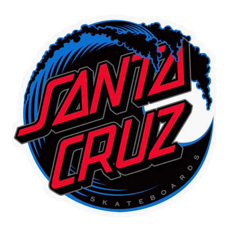 Santa Cruz Vacant Wave Dot Sticker 4"
