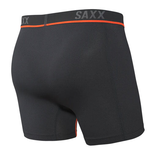 Saxx Kinetic L-C Mesh BB - Black/Vermillion