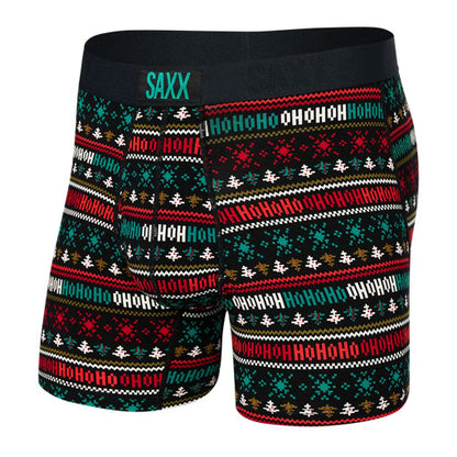 Saxx Ultra Soft BB Fly Holiday Sweater - Black