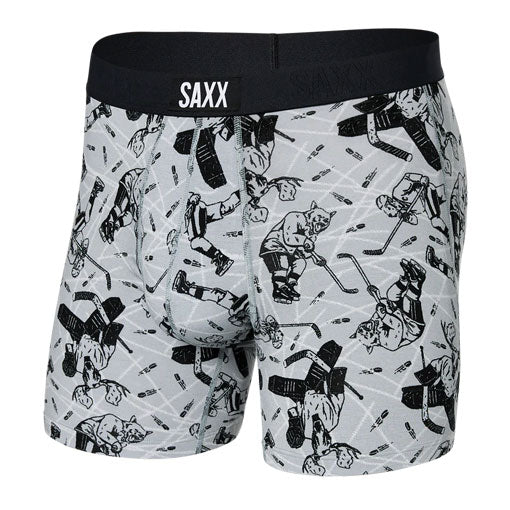 Saxx Vibe Super Soft BB Wild Slapshot - Liner Grey