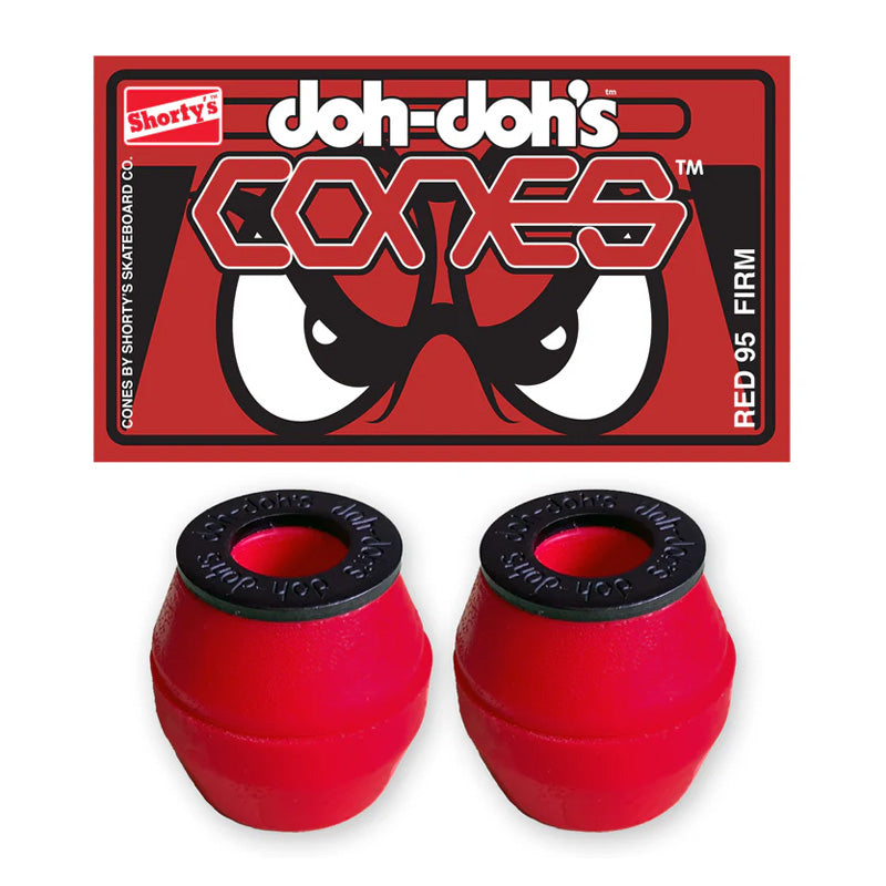 Shorty's Cones Bushings Hard Red 95A