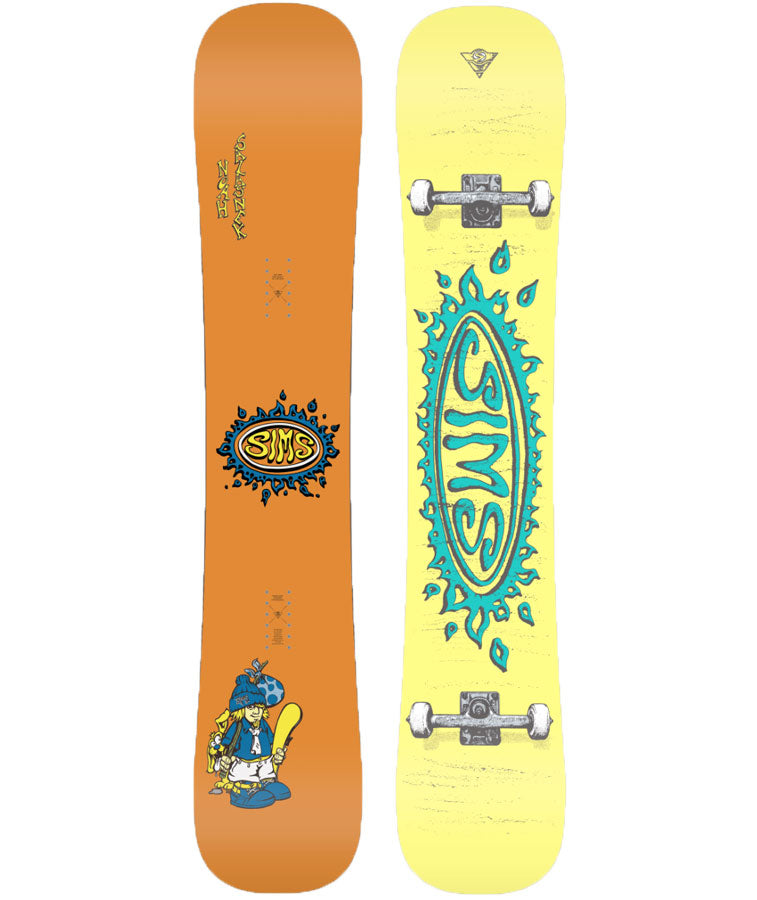 Sims Nub '93 Snowboard LTD Orange 2025