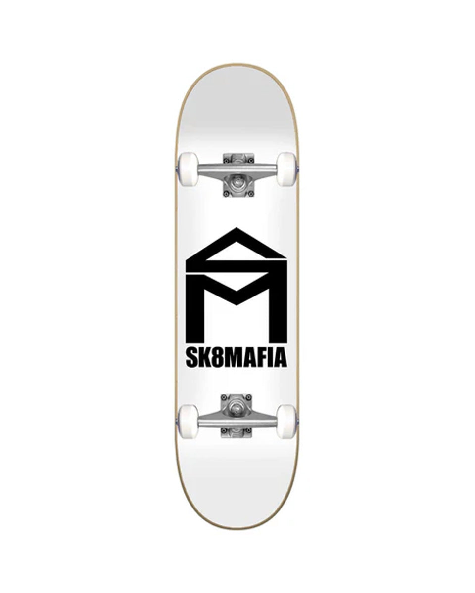 Sk8Mafia House Logo White Micro Complete 6.0"