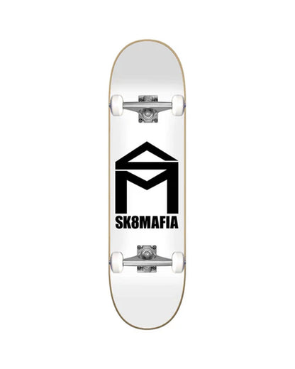 Sk8Mafia House Logo White Micro Complete 6.0"