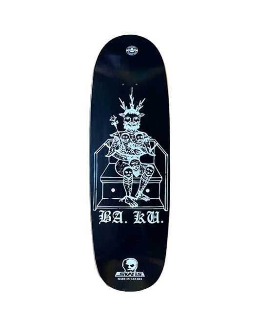 Skull Skates Ba.Ku. Throne Football Deck