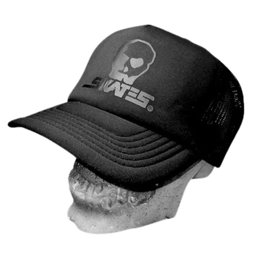 Skull Skates Foam Mesh Trucker Horse Cap - Black