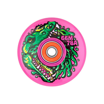 Slime Balls Gator Light Ups OG Slime Pink 78A Wheels 66mm