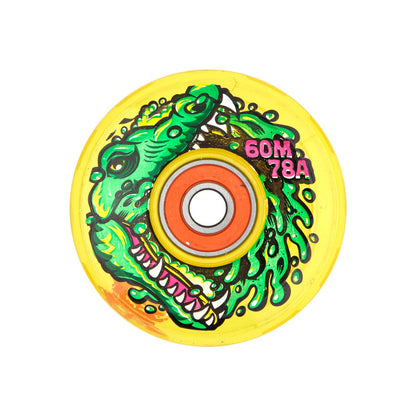 Slime Balls Gator Light Ups OG Slime Yellow 78A Wheels 60mm