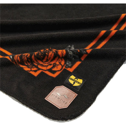 Slowtide Wu-Tang Tiger Style Fleece Blanket - Black