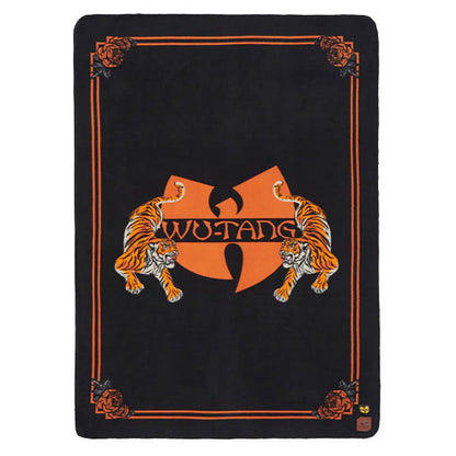 Slowtide Wu-Tang Tiger Style Fleece Blanket - Black