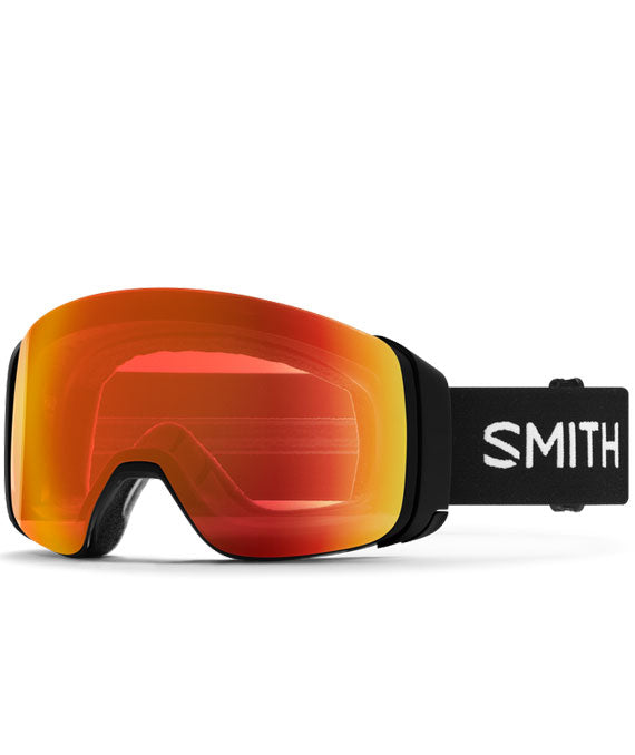 Smith 4D MAG Goggle Black/ChromaPop Everyday Red Mirror  + Bonus Lens