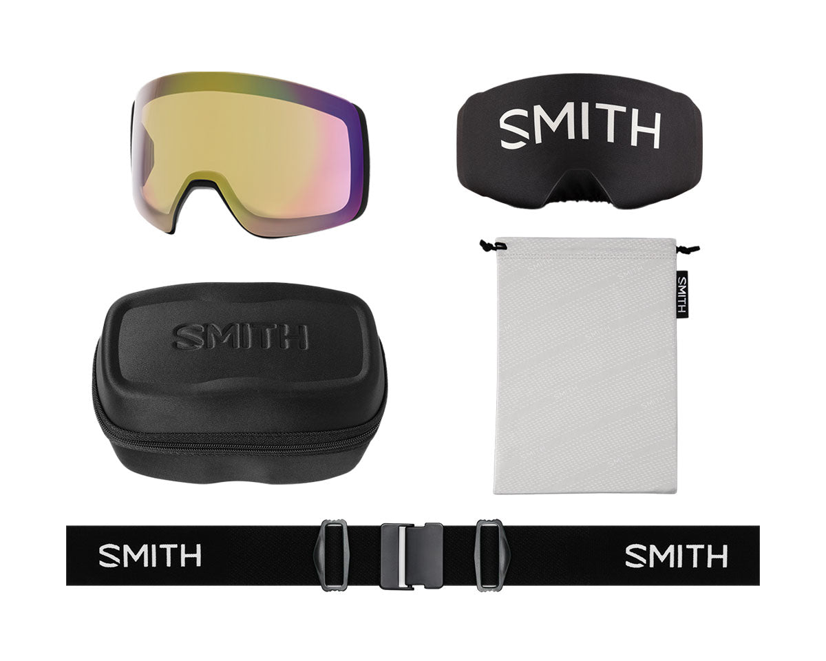 Smith 4D Mag XL Black | ChromaPop Everyday Red Mirror