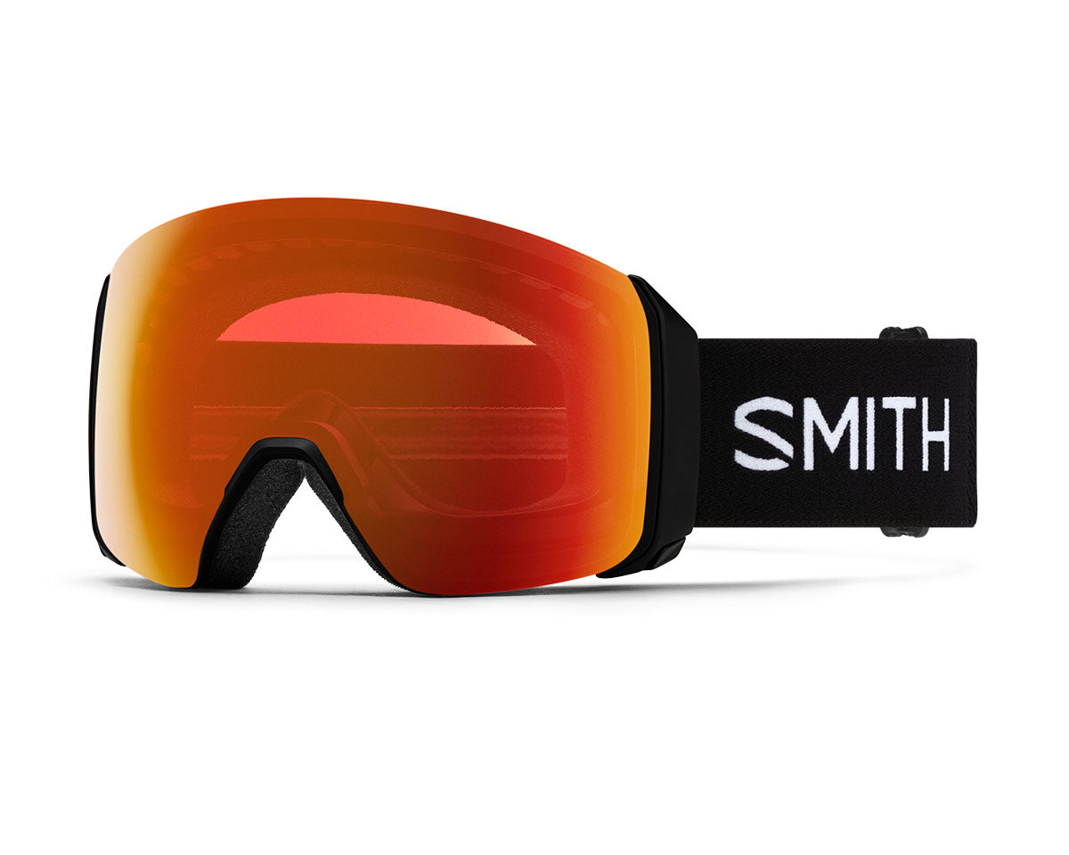 Smith 4D Mag XL Black | ChromaPop Everyday Red Mirror