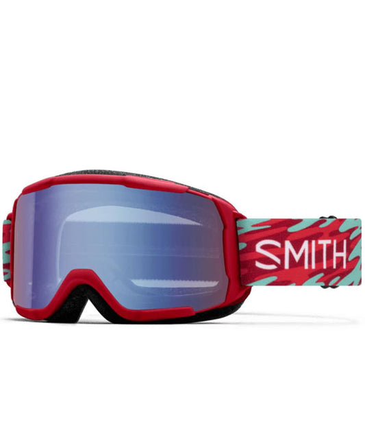 Smith Kids' Daredevil Goggle - Crimson Swirled/Blue Sensor Mirror 2024
