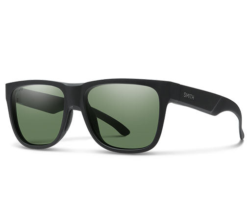 Smith Lowdown 2 Sunglass  - Matte Black ChromaPop Polarized Gray Green