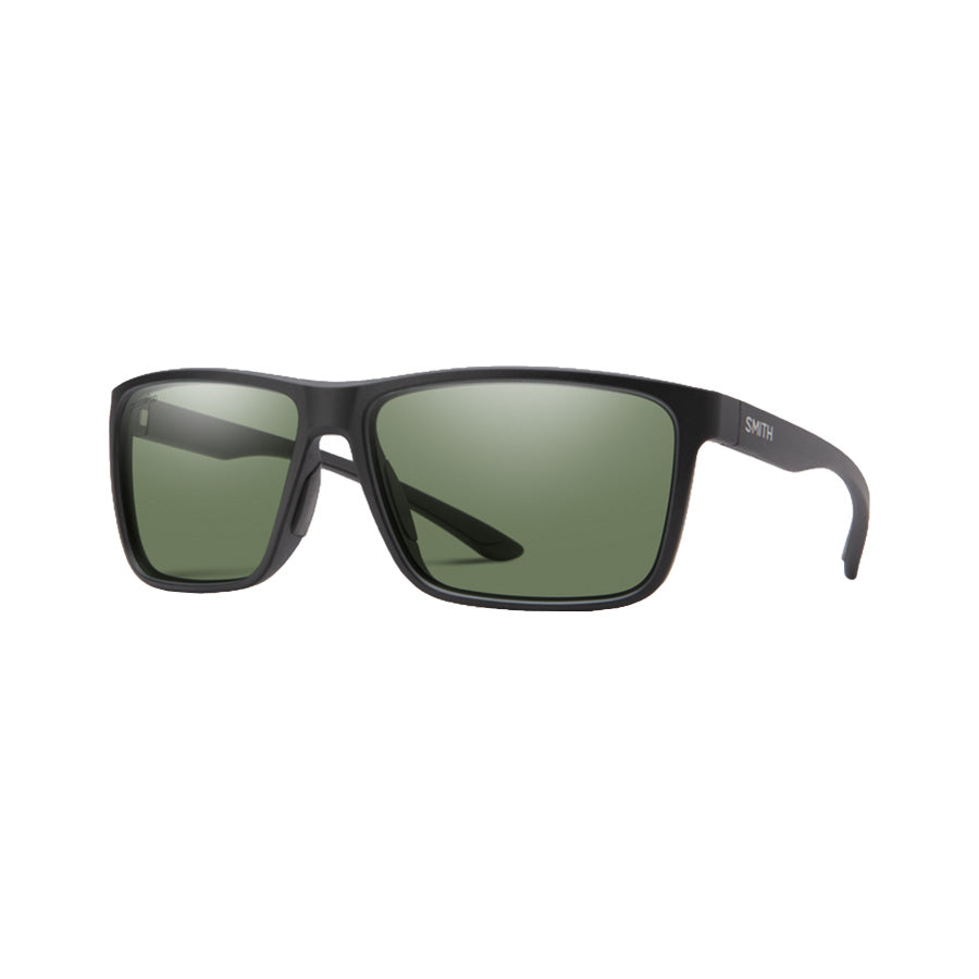 Smith Riptide Matte Black - ChromaPop Polarized Gray Green