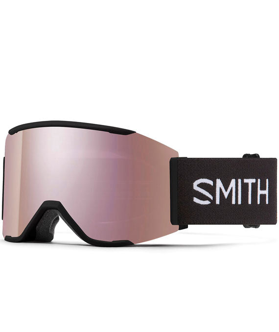 Smith Squad Mag Goggle - Black/ChromaPop Everyday Rose Gold Mirror  + Bonus Lens 2024