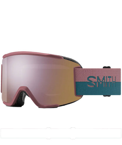 Smith Squad S Goggle - Chalk Rose Split/ChromaPop Everyday Rose Gold Mirror + Bonus Lens 2024