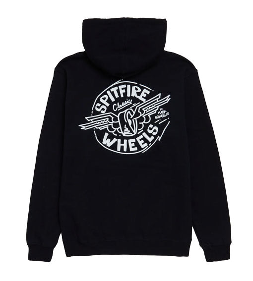 Spitfire Gonz Flying Classic Hooded Sweatshirt - Black