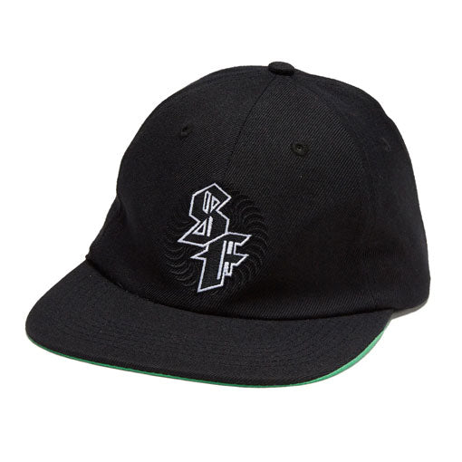 Spitfire Spitball Swirl Strapback Hat - Black