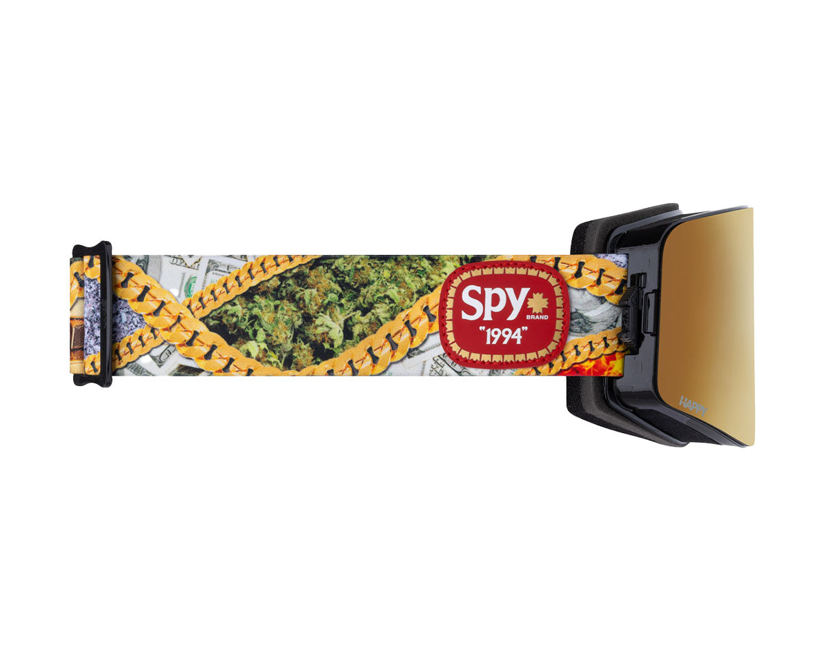 Spy Marauder Goggle Essentials/Happy Bronze Gold Mirror + Happy Ll Yellow Green Mirror 2025