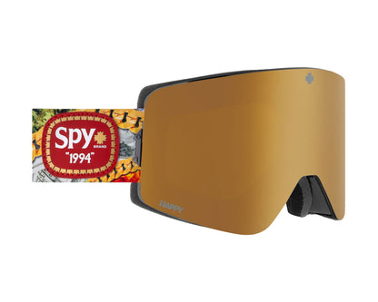 Spy Marauder Goggle Essentials/Happy Bronze Gold Mirror + Happy Ll Yellow Green Mirror 2025