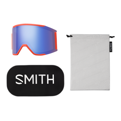 Smith Squad Mag Goggle - Poppy/ChromaPop Sun Black + Bonus Lens 2024